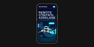 Remote Control Airplane branding design graphic design logo minimal ui ux we web website лендинг