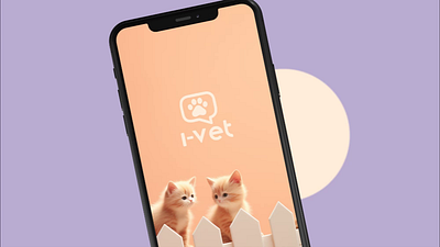 Ivet - UI Showcase 3d animation app midjourney ui veterinary