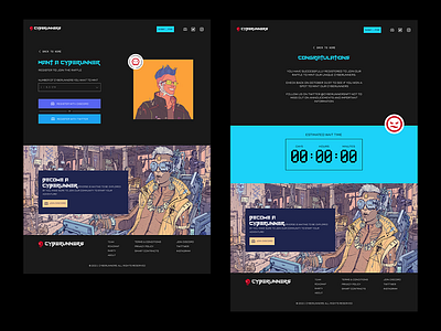 MINT NFT PAGE design figma illustration ui web design