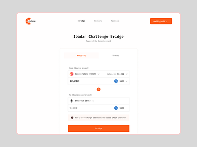 Crypto Bridges Web Design bridge design case study ui web design