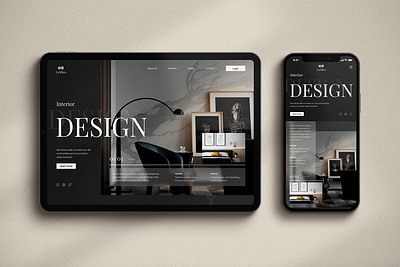 Interior Design Studio | Website branding responsive ui ux website