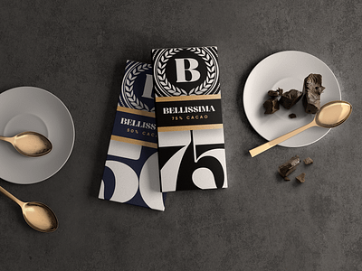 Upscale Chocolate Bar Concept - Branding branding logo product design