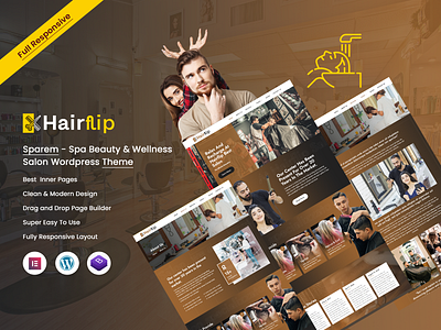 Hairflip - Hair Salon WordPress Theme skin care