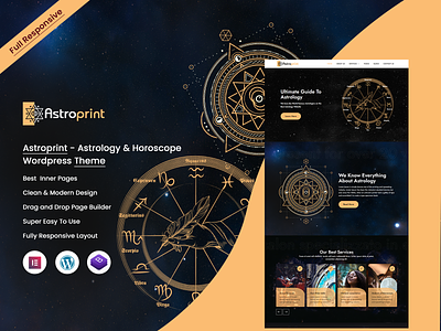 Astroprint - Astrology & Horoscope WordPress Theme zodiac