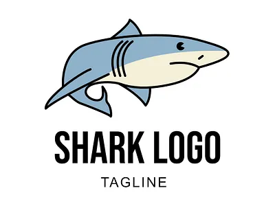 SHARK LOGO branding graphic design logo shark vector