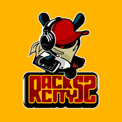 RackCity52 gaming brand logo branding graphic design illustration logo