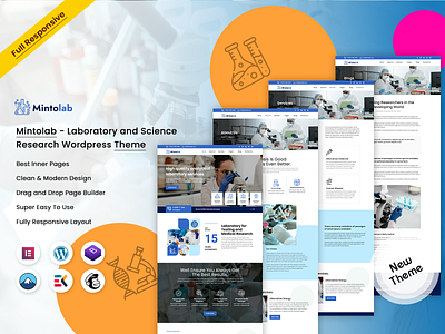 Mintolab - Laboratory and Science Research Wordpress Theme science