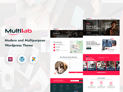 Multilab Consulting Business WordPress Theme business services