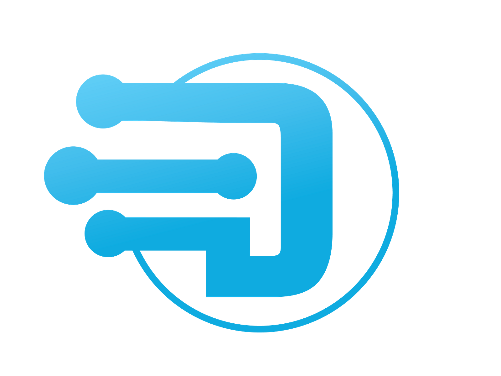 Logo O and D Technology by Naufal Ichsan on Dribbble