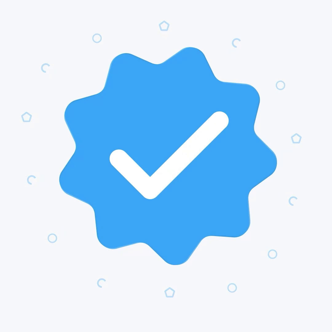 Profile verification check marks icons. Verified and unverified account  sign. Social media icon set. Blue check mark and red cross mark symbol for  profile authentication. Vector. Stock Vector | Adobe Stock