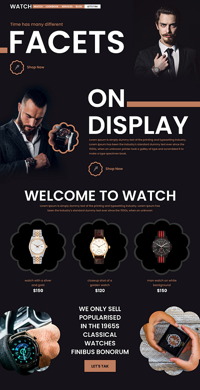 Watch eCommerce Homepage UI design ecommerce homepage ecommerce homepage ui ecommerce store ecommerce ui ui ui design watch ecommerce watch ecommerce store ui