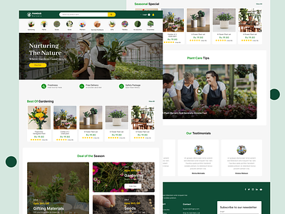 eCommerce web UI/UX design for Nursery Products branding ecommerce minimalist nursery product responsive seamless navigation seo friendly template ui uiux user centric web design website wix wix studio