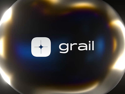 Grail Logo branding futuristic logo modern motion design saas sales force web app