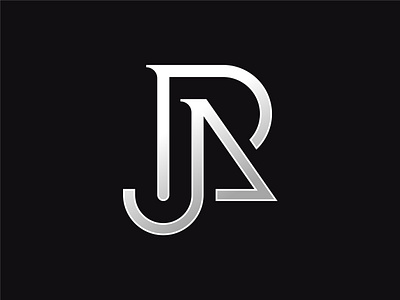 JR Lettermark brand identity branding design lettering lettermark logo mark minimalist monogram type typography