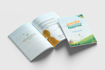 Charity Proposal book charity cover flower foundation fun garden mockup playful proposal ramadan