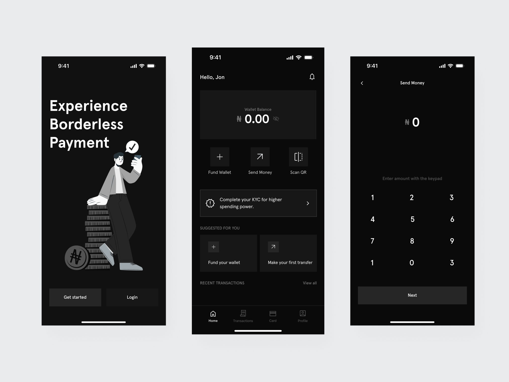 Finance app design fintech payment qr ui uiux ux