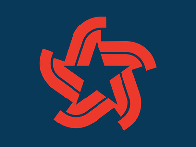 F + Star bold branding clean design f icon illustration letter logo mark modern star usa