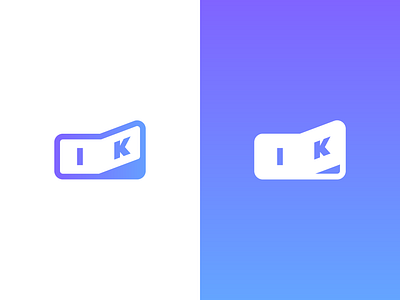 IK Switch Monogram initials interaction logo monogram personal switch