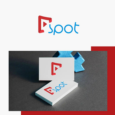 ESPOT media logo branding graphic design logo ui