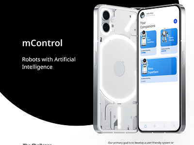 mControl Humanoid Remote Control ai app design automationapp chatgpt controller factoryautomation figmadesign industrialdesign industrialtech iotapp mobileappdesign remote remote control taskmanagement techsolutions user friendly userexperience workplacetechnology