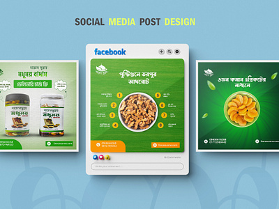 Social media Add design branding graphic design organic food add design post design social media add design