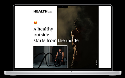 YES.. 😍 Health is wealth branding health landing page logo ui wealth