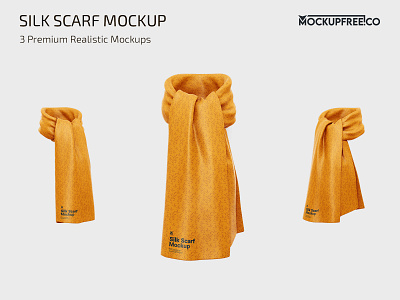 Silk Scarf PSD Mockup apparel mock up mock ups mockup mockups photoshop product psd scarf silk template templates