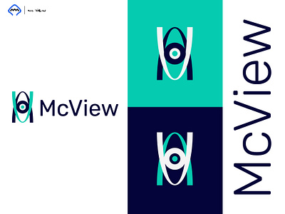 McView | Timeless Flat Logo 2d branding business design entrepreneur flat graphic design illustration logo modern vector