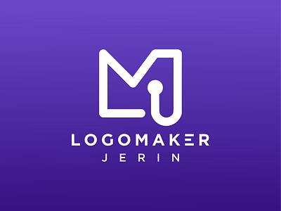 LMJ (LogoMakerJerin) Creative Logo branding creative custom logo creative logo graphic design lo logo logomakerjerin mohona rena jerin wordmark logo
