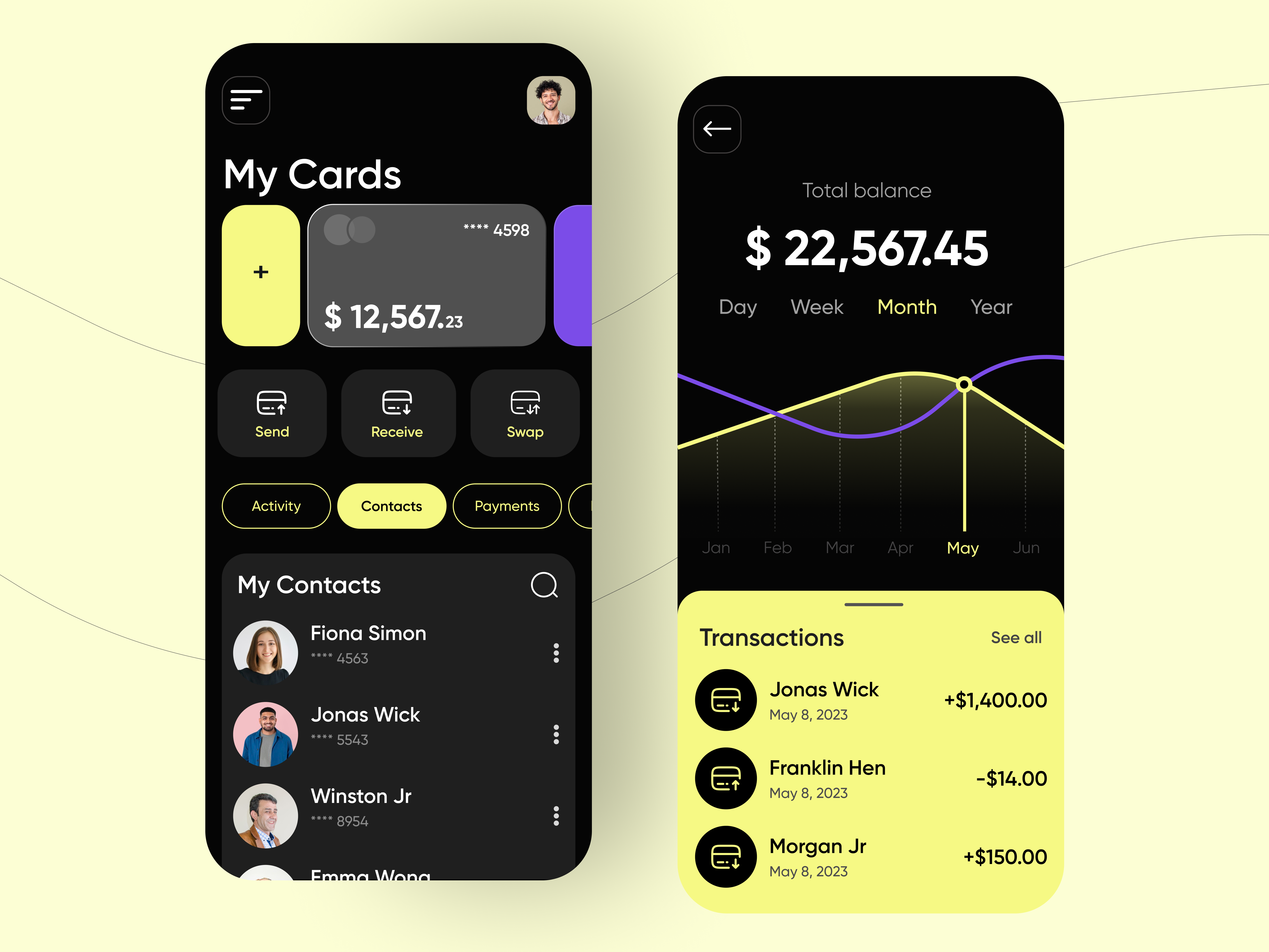 Payyo - Mobile Payment UI app creative design designchallenge figma flat graphic graphic design illustration logo minimal minimalist mobileapp payment productdesign ui uidesign uiux userinterface vector