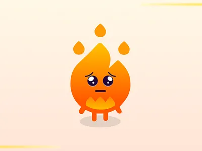 Emoji 3d 3d character animation app branding crying character fire emoji fire illustration fire sticker graphic design illustration logo motion graphics sticker stickers ui uiux design ux vector website