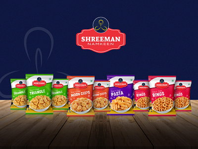 Shreeman Namkeen - Complete Branding & Identity branding graphic design logo packaging social media ui website