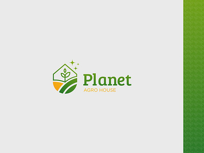 Planet Agro House logo design | branding agro app logo brand identity branding design graphic design house houseplant logo logoawesome logodesign logomark logotype modern logo plant plants tree web logo