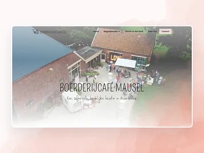 Mausel - Charming, rural location for various event design development events ui ux webdesign website wedding wordpress