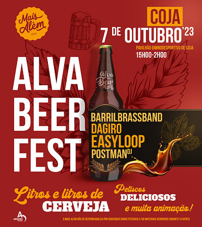 Alva Beer Fest 2023 - Graphic Design & Marketing beer campaign craft beer graphic design marketing social