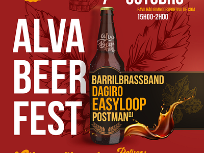 Alva Beer Fest 2023 - Graphic Design & Marketing beer campaign craft beer graphic design marketing social