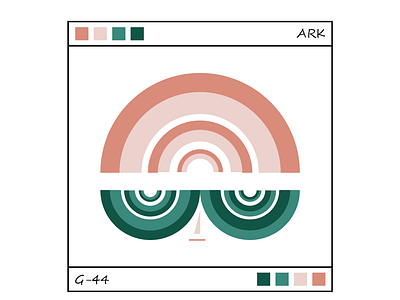 G-44 arc art character character design circle eye face frame illustration line minimal modern modern art print shape vector