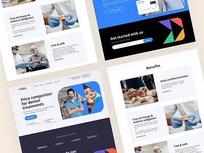 Radiant Dentistry || Website Design branding dentist dentist webiste design graphic design logo medical website swifthub360 ui website design