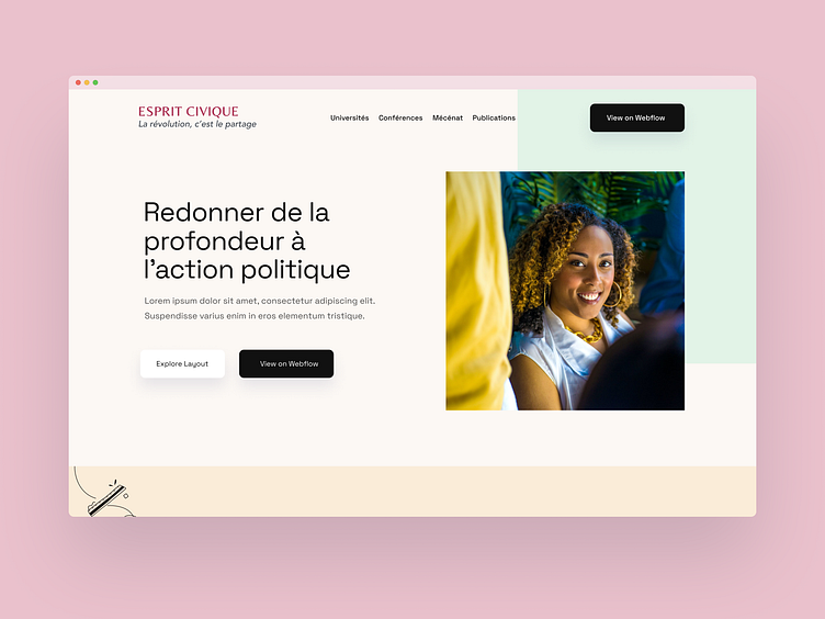 Esprit Civique by Flowthesun on Dribbble