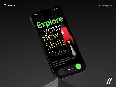 Coursera App Design app app design app ui clean ui design coursera coursera app design e learning app e learning app design e leraning edtech education mobile mobile app mobile app design online class online learning app ui design
