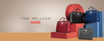 Product Catalog : Mellysa Handbag branding design graphic design photography product