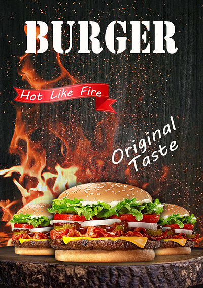Burger Flyer begginer branding burger flayer flayer soical media graphic design photoshop social media design ui