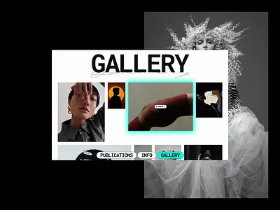Fashion Publications List bold clean design design editorial fashion folio gallery layout menu nav photo portfolio typo typography ui web website