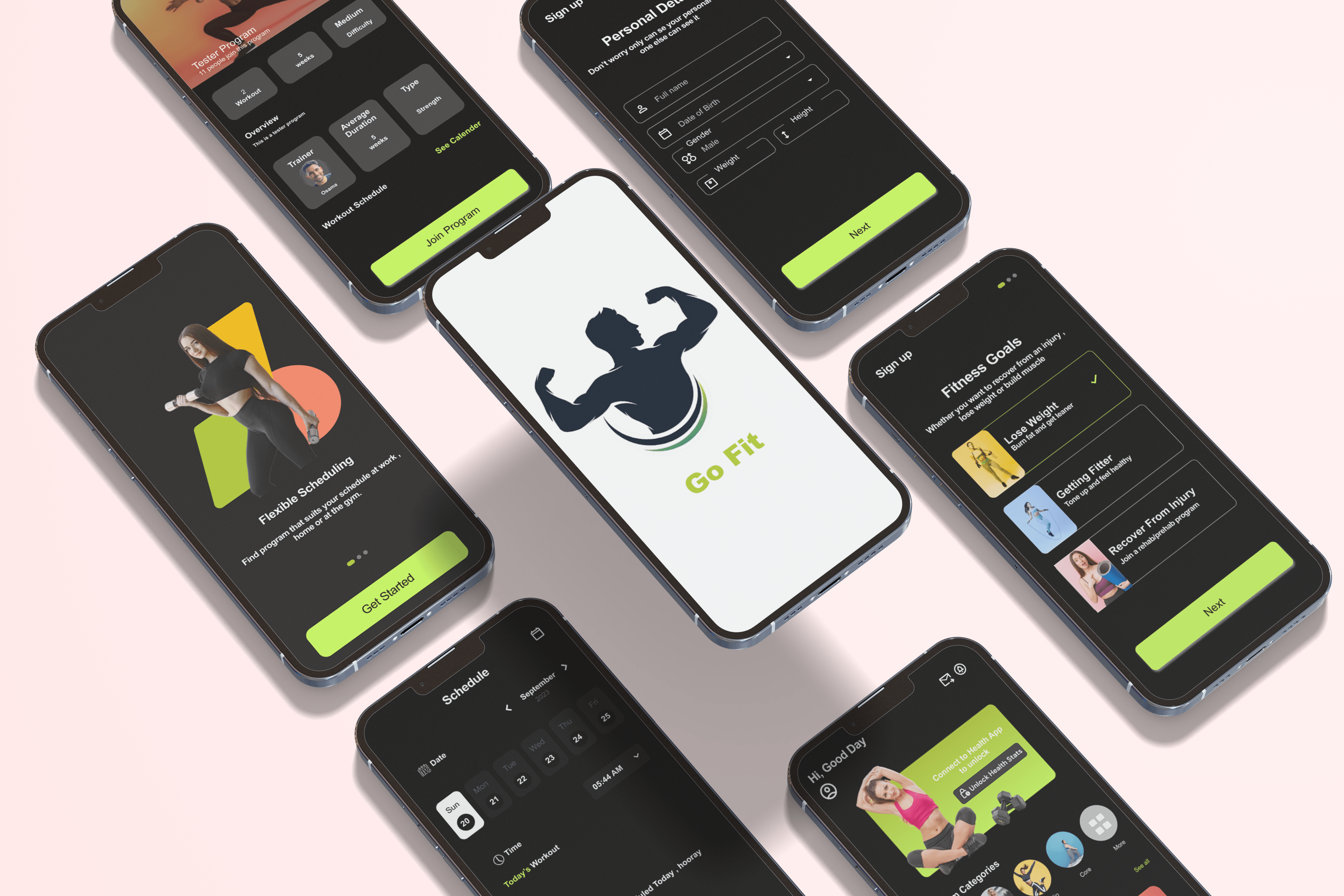 GoFit AppDesign branding design logo newdesign ui uidesign uiux