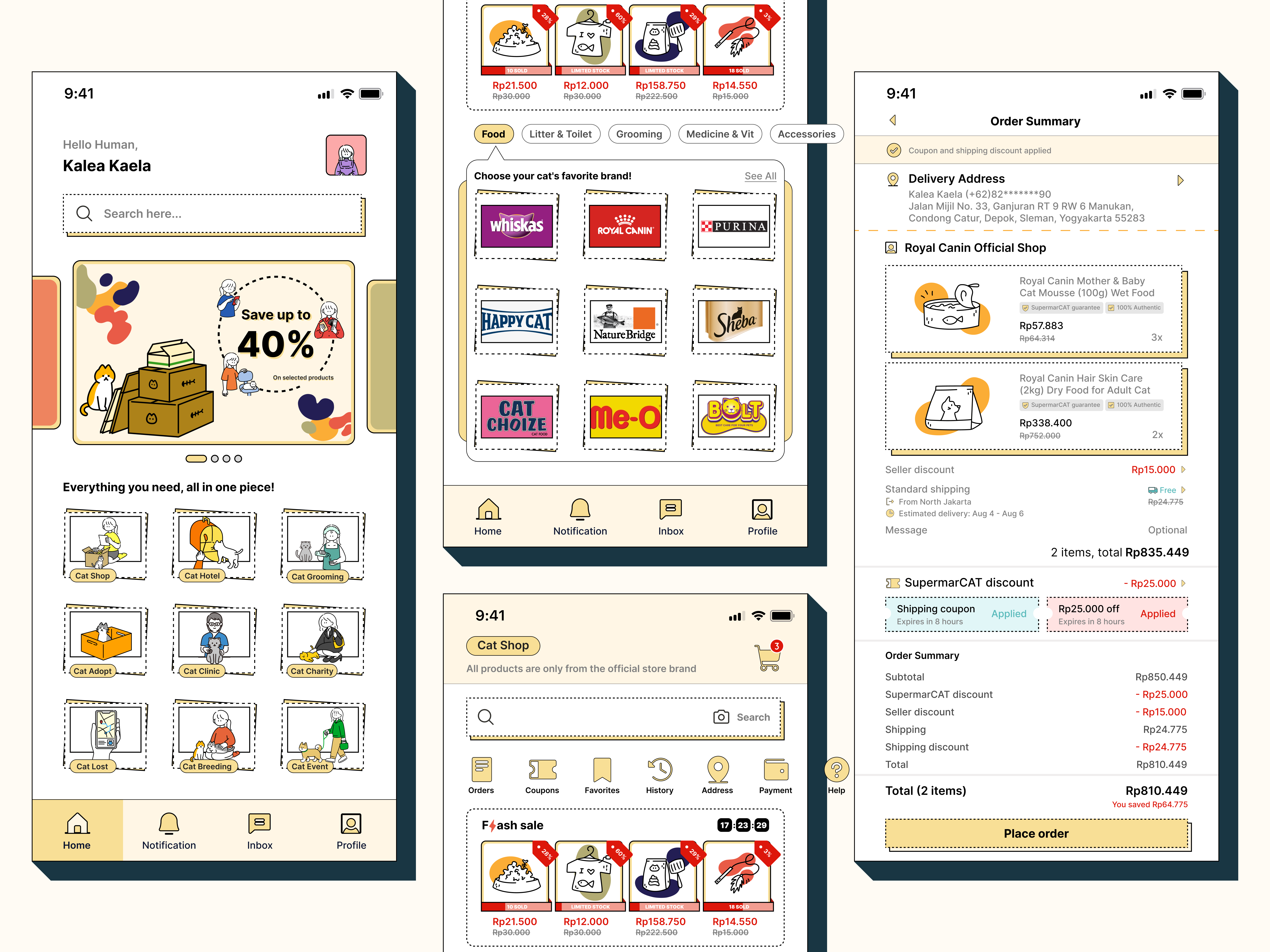 SupermarCAT Mobile App | Smart Digital Cat Solution animal care cat design mobile app pet adoption pet app pet breeding pet care pet charity pet clinic pet event pet food pet grooming pet hotel pet lost pet shop pet solutions supermarcat ui ui design