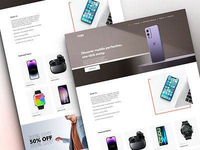 Mobile store web design app design branding design graphic design illustration logo ui uiux ux vector