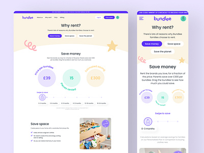 Bundlee - Explainer Page ui web design