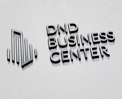 IDENTITY for DND BUSINESS CENTER brand brand identity branding design identity logo logo design