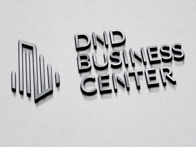 IDENTITY for DND BUSINESS CENTER brand brand identity branding design identity logo logo design