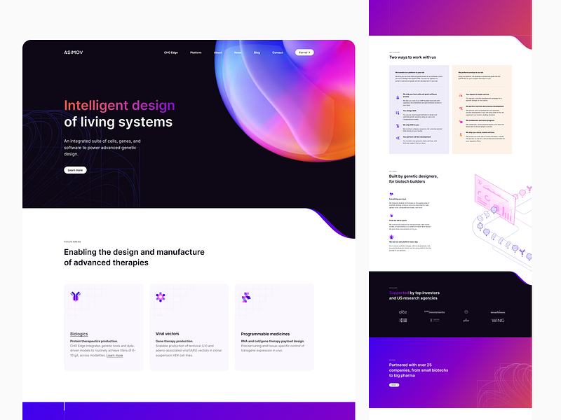 ~ ASIMOV Website. 3d animation app art branding design flat graphic design icon illustration illustrator logo minimal motion graphics typography ui ux vector web website